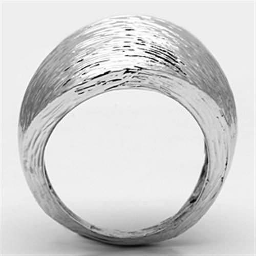 MA3W256 - Rhodium Brass Ring with No Stone
