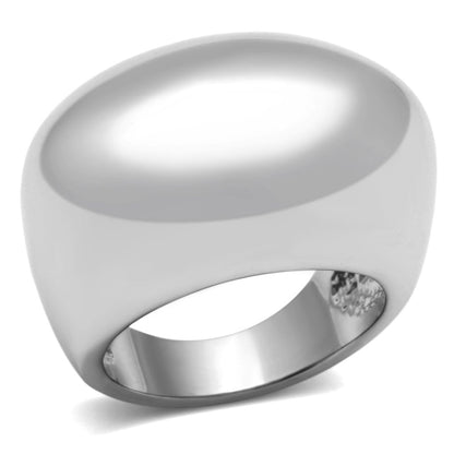 MA3W281 - Rhodium Brass Ring with No Stone