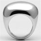 MA3W281 - Rhodium Brass Ring with No Stone