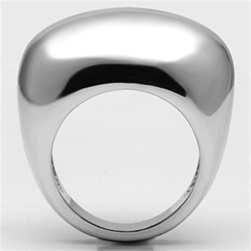 MA3W281 - Rhodium Brass Ring with No Stone