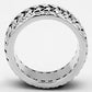 MA3w315 - Rhodium Brass Ring with AAA Grade CZ  in Clear