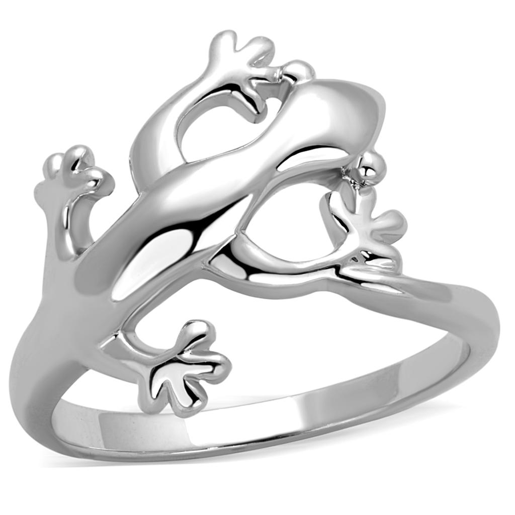 MA3W858 - Rhodium Brass Ring with No Stone