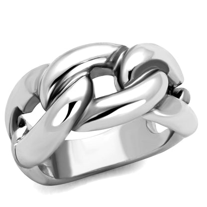 MA3W874 - Rhodium Brass Ring with No Stone