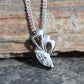 MALOA1379 - Rhodium Plating Brass Pendant Chain with AAA CZ in Clear