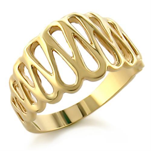 MA54402 - Gold Brass Ring with No Stone