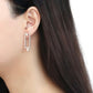 MADA222 - IP Gold(Ion Plating) Stainless Steel Earrings with Synthetic Pearl in White