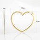 MALO1258 - Gold Brass Earrings with Top Grade Crystal  in Clear