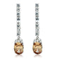 MALO2326 - Rhodium Brass Jewelry Sets with AAA Grade CZ  in Champagne
