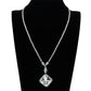MALO2341 - Rhodium Brass Jewelry Sets with AAA Grade CZ  in Clear