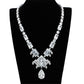 MALO2353 - Rhodium Brass Jewelry Sets with AAA Grade CZ  in Clear