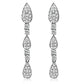 MALO2428 - Rhodium Brass Jewelry Sets with AAA Grade CZ  in Clear