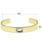 MALO2572 - Gold+Rhodium White Metal Bangle with Top Grade Crystal  in Clear