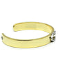 MALO2572 - Gold+Rhodium White Metal Bangle with Top Grade Crystal  in Clear