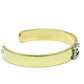 MALO2574 - Gold+Rhodium White Metal Bangle with Top Grade Crystal  in Clear