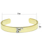 MALO2575 - Gold+Rhodium White Metal Bangle with Top Grade Crystal  in Clear