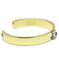 MALO2581 - Gold+Rhodium White Metal Bangle with Top Grade Crystal  in Clear