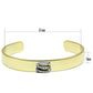 MALO2588 - Gold+Rhodium White Metal Bangle with Top Grade Crystal  in Clear