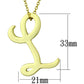 MALO3459 - Gold Brass Chain Pendant with No Stone