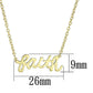 MALO3485 - Gold Brass Chain Pendant with No Stone