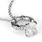 MALO3494 - Rhodium Brass Pendant with AAA Grade CZ  in Clear