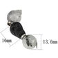 MALO3788 - Ruthenium Brass Bracelet with Synthetic Onyx in Multi Color