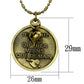 MALO3824 - Antique Copper White Metal Chain Pendant with No Stone