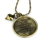 MALO3824 - Antique Copper White Metal Chain Pendant with No Stone