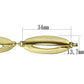 MALO3941 - Gold & Brush Brass Bracelet with No Stone