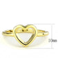 MALO3985 - Flash Gold Brass Ring with No Stone