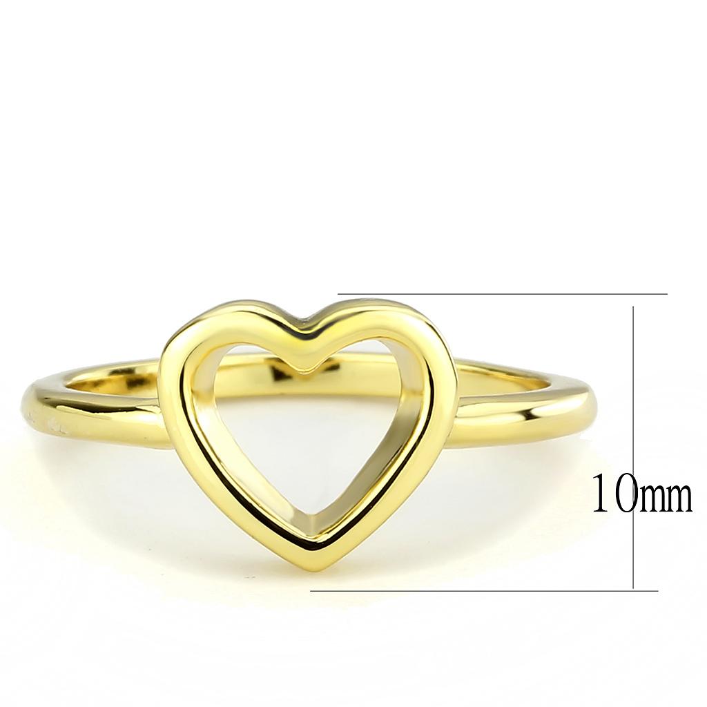 MALO3985 - Flash Gold Brass Ring with No Stone