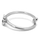 MALO4015 - Rhodium Brass Ring with No Stone
