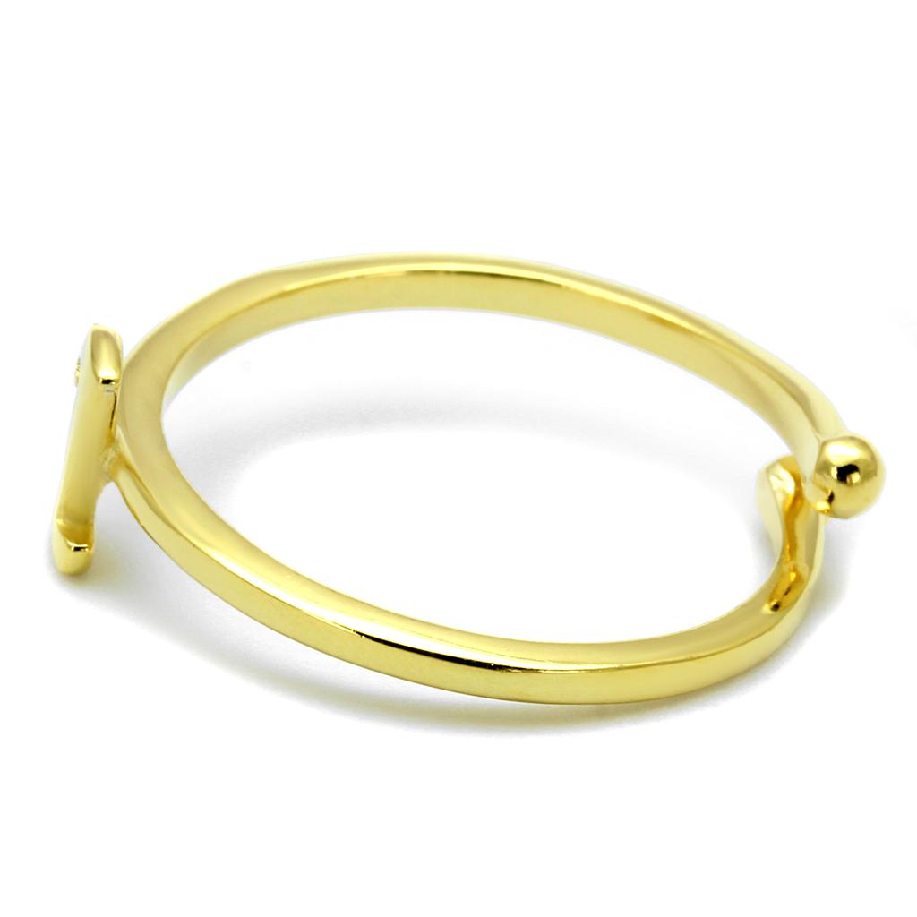 MALO4020 - Flash Gold Brass Ring with No Stone