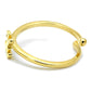 MALO4024 - Flash Gold Brass Ring with No Stone