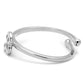 MALO4025 - Rhodium Brass Ring with No Stone