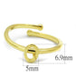 MALO4036 - Flash Gold Brass Ring with No Stone