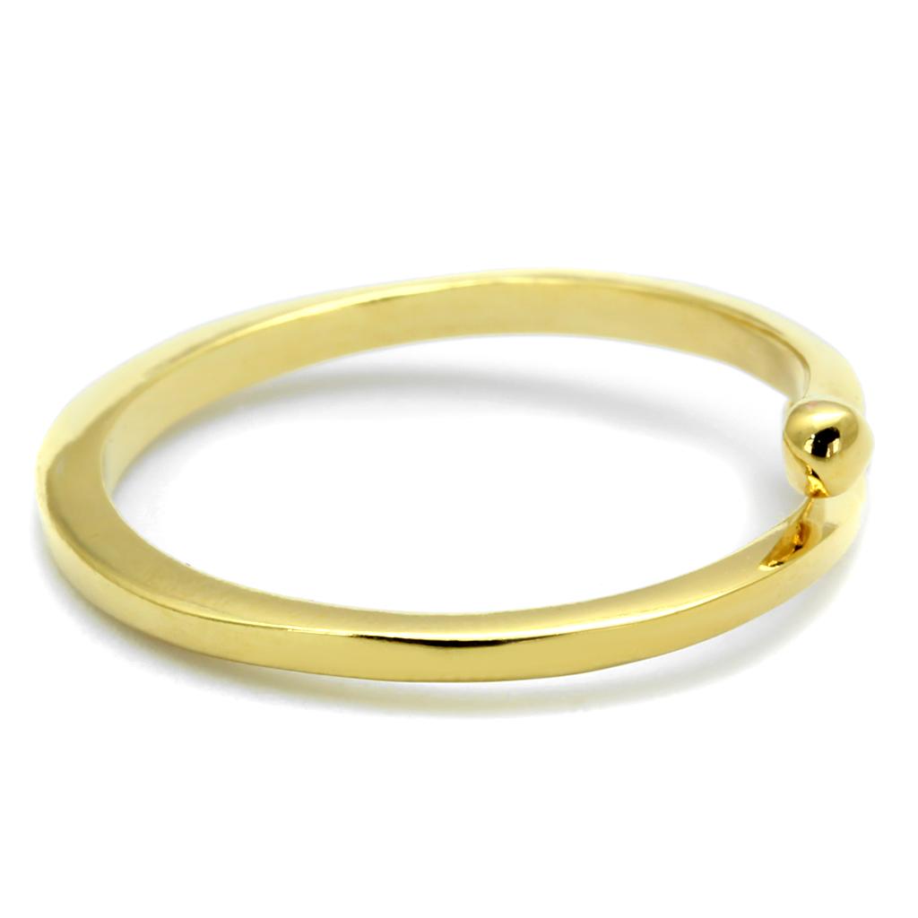 MALO4040 - Flash Gold Brass Ring with No Stone