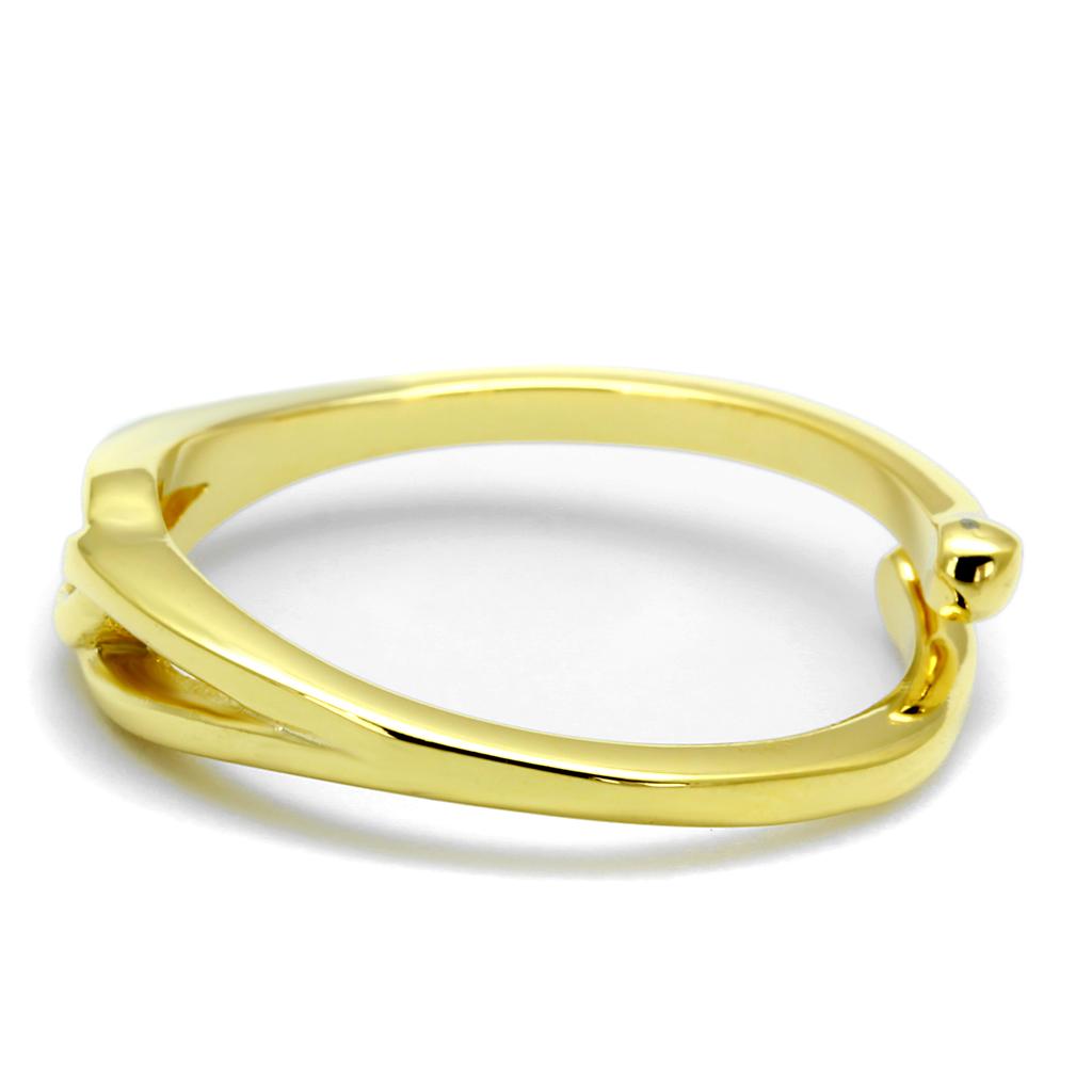 MALO4081 Flash Gold Brass Ring with No Stone in No Stone