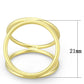 MALO4247 - Matte Gold Brass Ring with No Stone