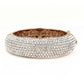 MALO4269 - Rose Gold+e-coating Brass Bangle with Top Grade Crystal  in Clear