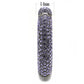MALO4312 - TIN Cobalt Black Brass Bangle with Top Grade Crystal  in Tanzanite