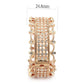 MALO4344 - Rose Gold Brass Bangle with Top Grade Crystal  in Clear
