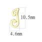 MALO4668 - Flash Gold Brass Earrings with No Stone