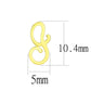 MALO4670 - Gold Brass Earrings with No Stone