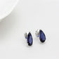 MALO4672 - Rhodium 925 Sterling Silver Earrings with AAA Grade CZ  in Clear