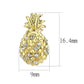 MALO4677 - Gold Brass Earrings with Top Grade Crystal  in Clear