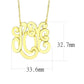 MALO4690 - Rhodium Brass Necklace with No Stone