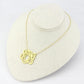 MALO4690 - Rhodium Brass Necklace with No Stone