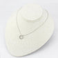 MALO4691 - Rhodium Brass Chain Pendant with AAA Grade CZ  in Clear