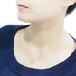 MALO4691 - Rhodium Brass Chain Pendant with AAA Grade CZ  in Clear