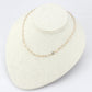 MALO4695 - Flash Rose Gold Brass Necklace with No Stone